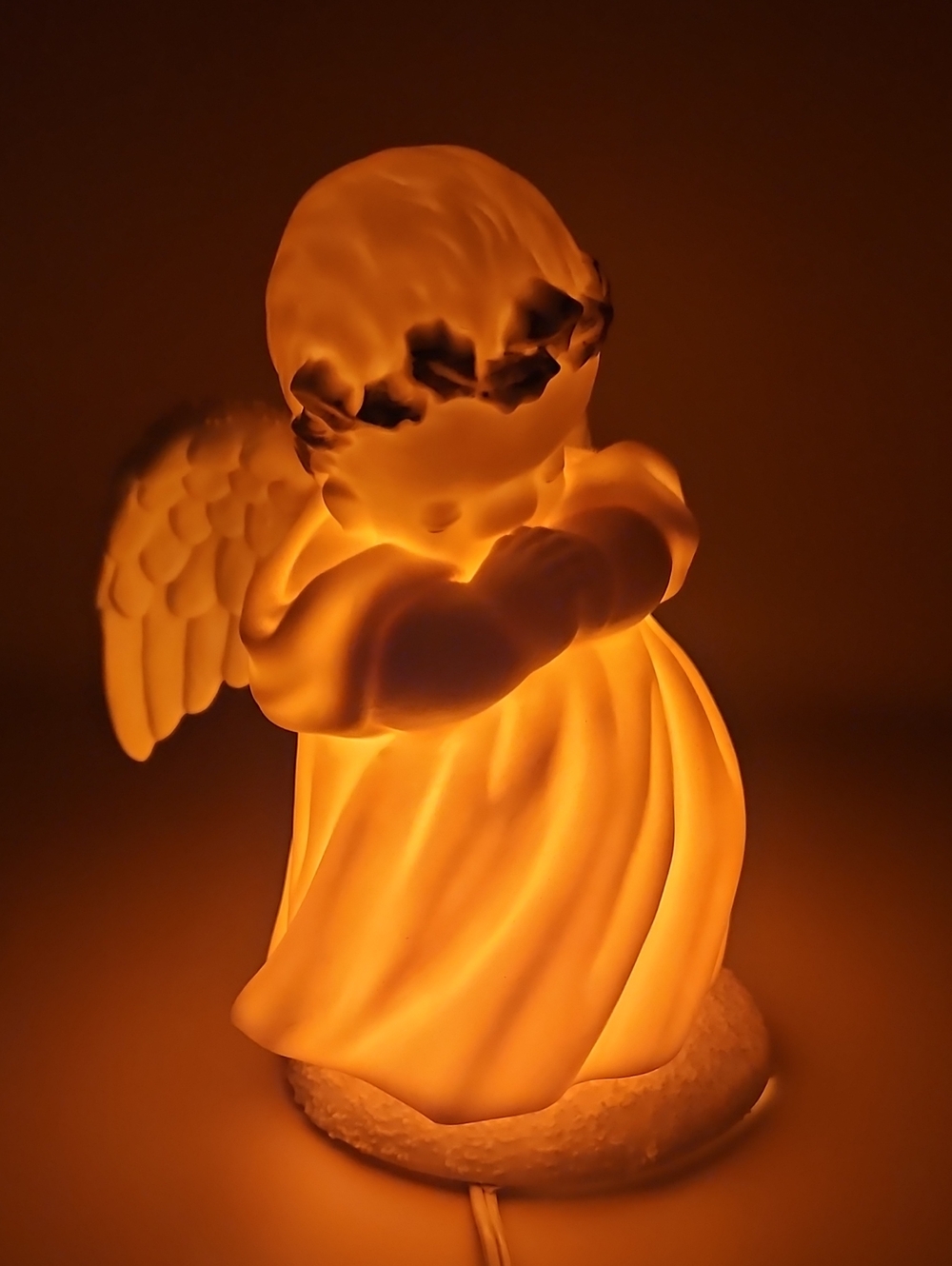 Glowing Angel Figurine Night Light